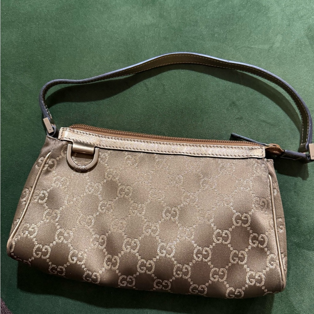 Gucci Tan Monogram Shoulder Bag